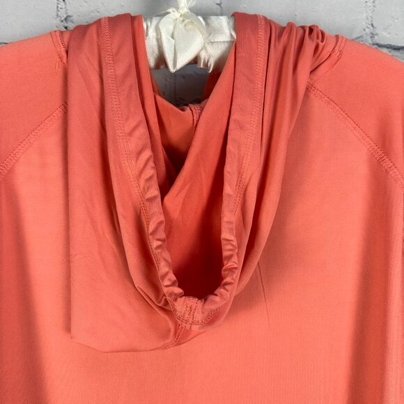 Swiss Alps‎ Women's Hooded Sun Protection Swim Cover-Up Dress, Size XL, Tea Rose - Picture 6 of 10